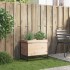 Jardinera de madera maciza de pino 60x40x50