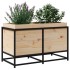 Jardinera de madera maciza de pino 80x40x50