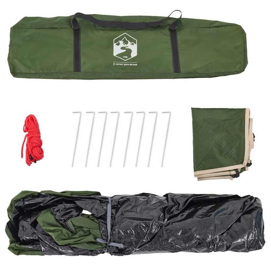 Tienda de campaña iglú 3 personas apertura rápida