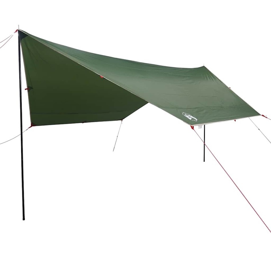Lona de camping impermeable verde 430x380x210