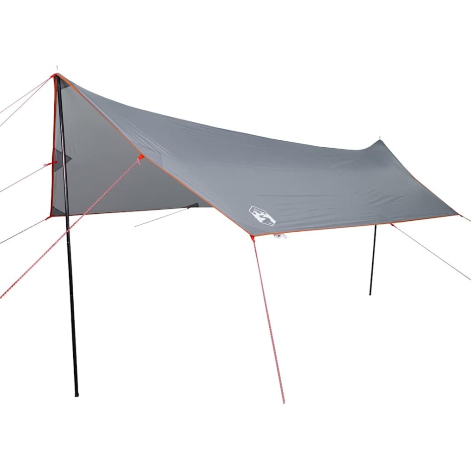 Lona de camping impermeable naranja 460x305x210