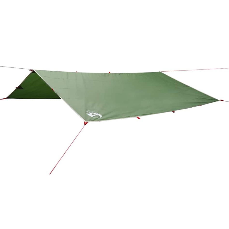 Lona de camping impermeable verde 500x294
