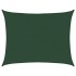 Toldo de vela HDPE verde oscuro 160 g/m² 6x8