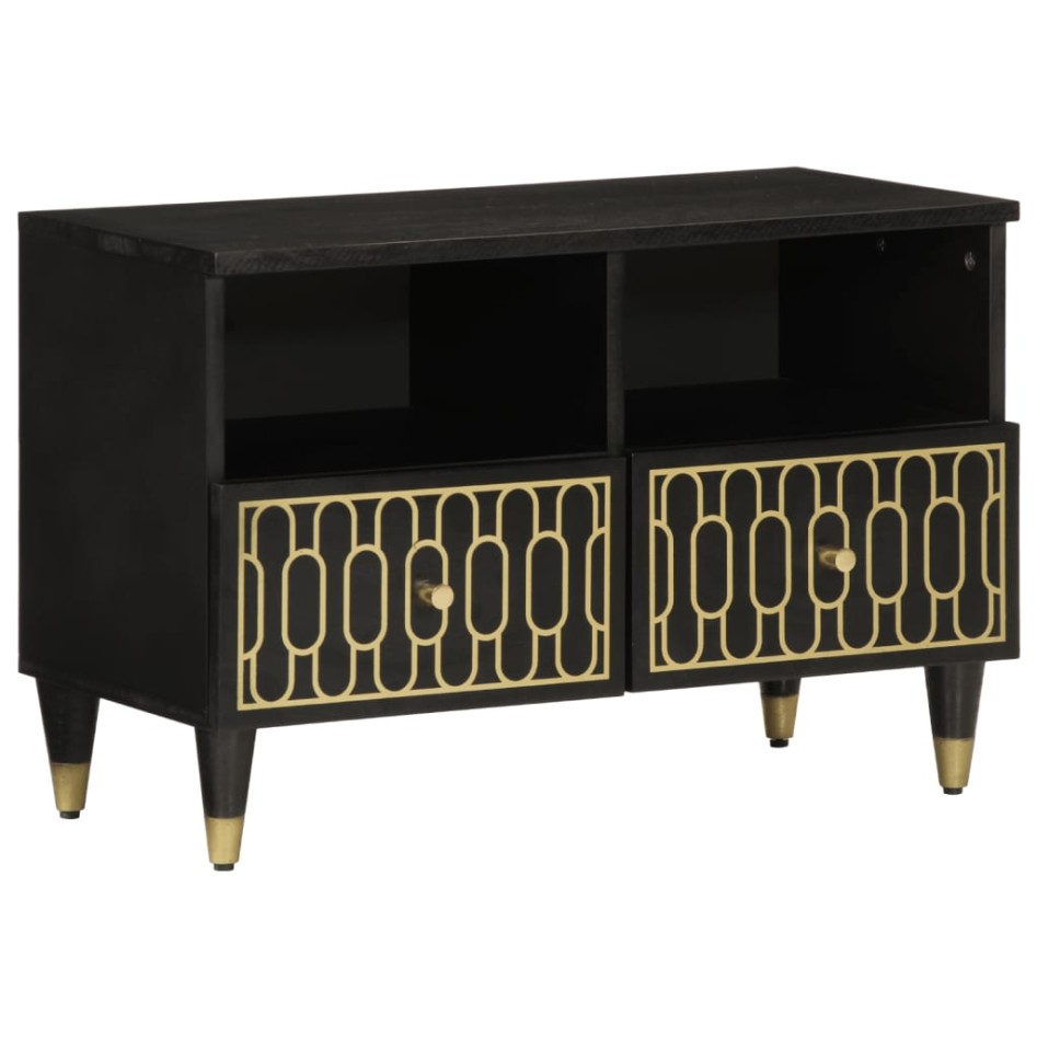 Mueble de TV madera maciza de mango 70x33x46