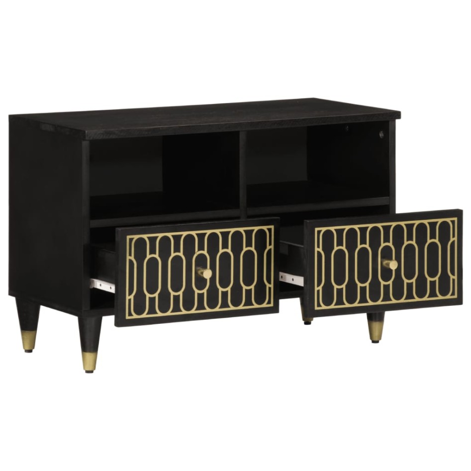Mueble de TV madera maciza de mango 70x33x46