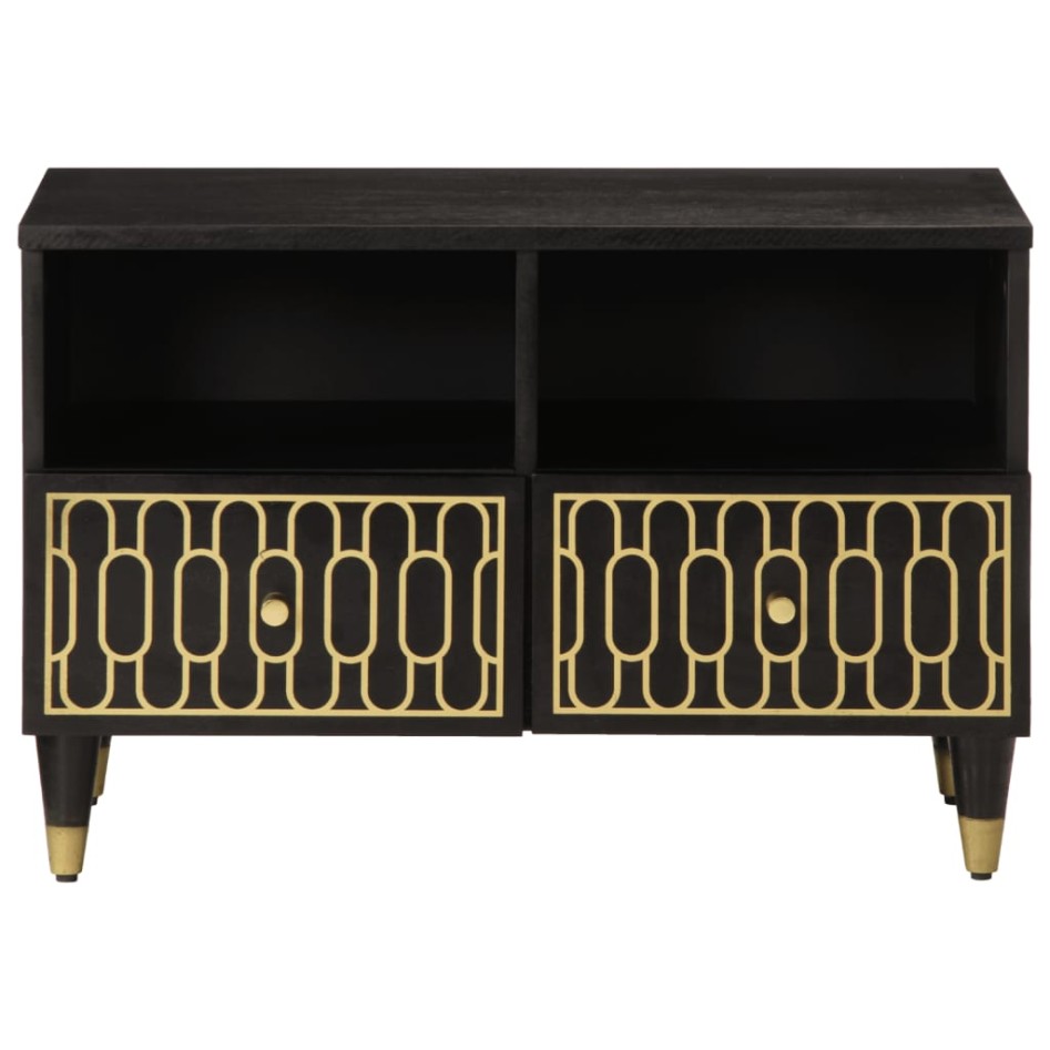 Mueble de TV madera maciza de mango 70x33x46