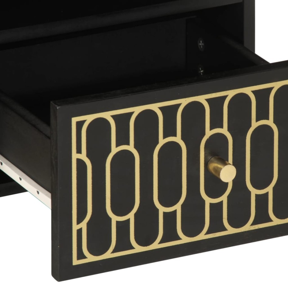 Mueble de TV madera maciza de mango 70x33x46