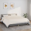Manta con peso tela color crema claro 220x260 cm 11 kg
