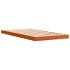 Estructura de cama madera maciza de pino marrón cera 75x190