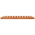 Estructura de cama madera maciza de pino marrón cera 90x200