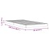 Estructura de cama madera maciza de pino marrón cera 90x200