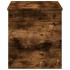 Caja de almacenaje madera ingeniería roble ahumado 100x42x46
