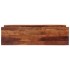 Mueble de TV con puertas madera maciza de acacia 112x30x40