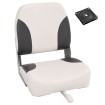 Asiento plegable barco con respaldo bajo correa fijación 2 pzas