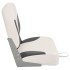 Asiento plegable barco con respaldo bajo correa fijación 2