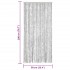 Cortina antimoscas chenilla gris 90x200