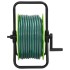 Carrete de manguera de pie con set racores PVC verde 0,75 20