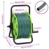 Carrete de manguera de pie con set racores PVC verde 0,75 20