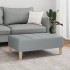 Reposapiés de tela gris claro 77x55x31