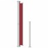 Toldo lateral retráctil para patio rojo 220x300