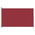 Toldo lateral retráctil para patio rojo 200x300