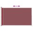 Toldo lateral retráctil para patio rojo 200x300