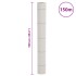Membrana de malezas PP blanca 1x150