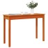 Mesa consola madera maciza de pino marrón cera 110x40x75