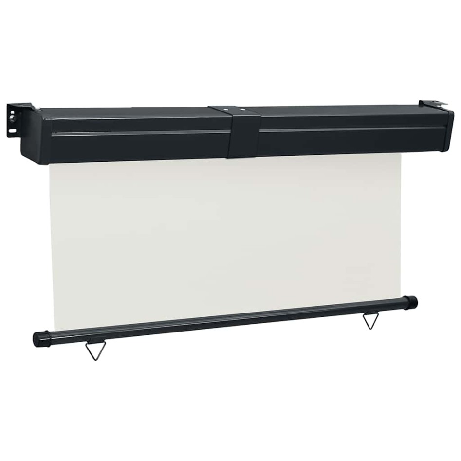 Toldo lateral de balcón color crema 175x250