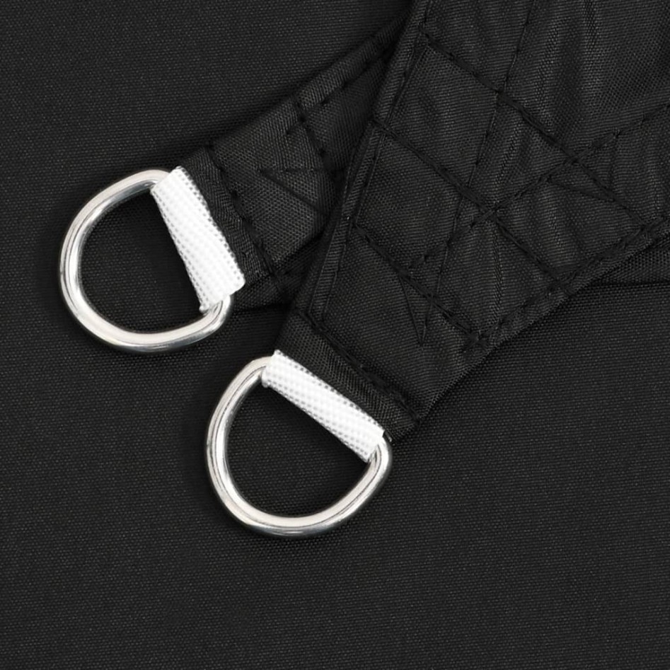 Toldo de vela poliéster oxford 100% negro 7x5x5