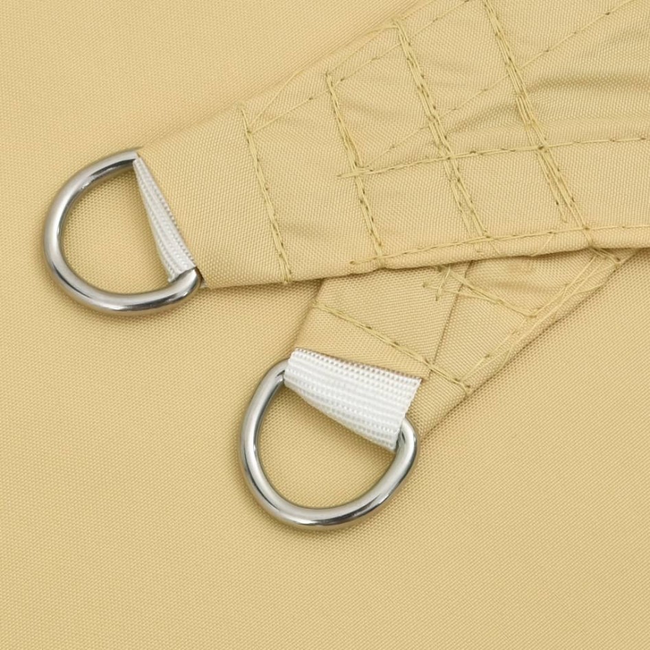 Toldo de vela poliéster oxford 100% arena 5x3