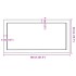 Estante de pared madera maciza roble sin tratar 80x40x(2-6)