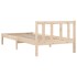 Estructura de cama sin colchón madera maciza 90x200
