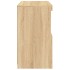 Aparador con luces LED roble Sonoma 60x37x67