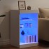 Aparador con luces LED blanco 41x37x67