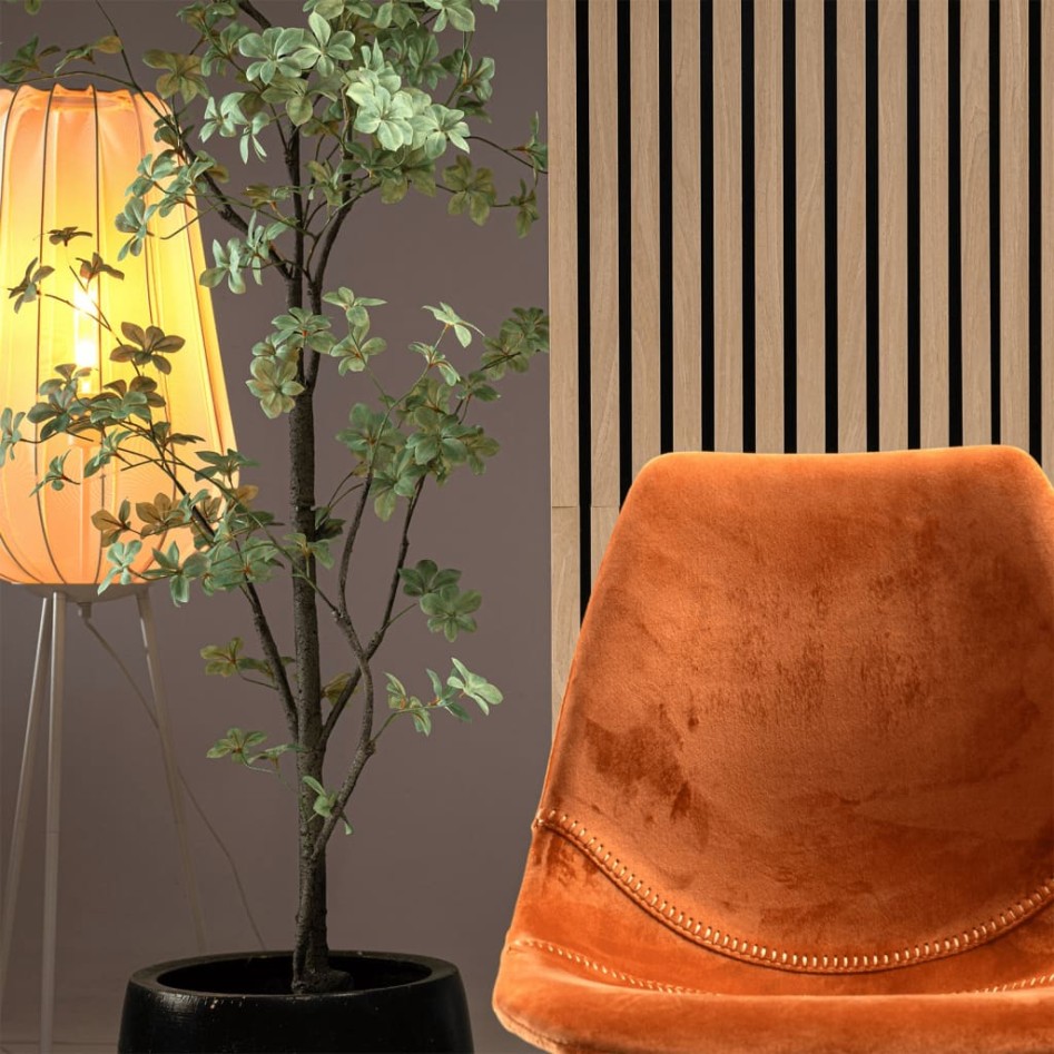 WallArt Paneles acústicos para paredes Aku 4 uds roble