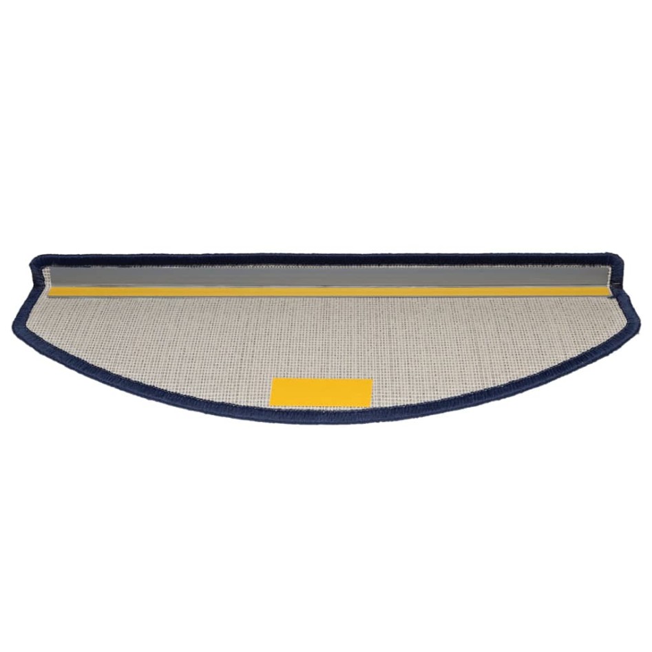 Alfombrillas de escalera 15 unidades azul 65x24x4