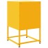 Mesita de noche acero amarillo mostaza 36x39x60,5