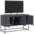 Mueble para TV de acero gris antracita 100,5x39x60,5