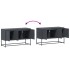 Mueble para TV de acero gris antracita 100,5x39x60,5