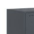 Mueble para TV de acero gris antracita 100,5x39x60,5