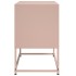 Mueble para TV de acero rosa 68,5x39x60,5