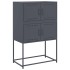 Aparador de acero gris antracita 68,5x38,5x107
