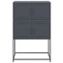 Aparador de acero gris antracita 68,5x38,5x107