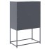 Aparador de acero gris antracita 68,5x38,5x107