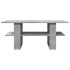 Mesa de centro madera de ingeniería gris hormigón 102x55x42