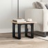 Mesa de centro marco O madera maciza pino y acero 50x50x35