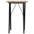 Mesa de comedor marco X madera maciza pino y acero