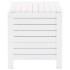 Caja de almacenaje y tapa RANA madera maciza blanca 80x49x54