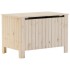 Caja de almacenaje con tapa RANA madera maciza pino 80x49x54